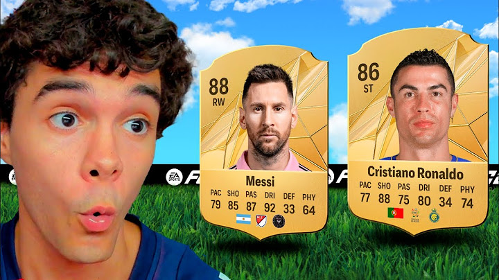 EL ÚLTIMO FIFA DE MESSI Y CRISTANO RONALDO