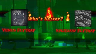 Which is BETTER? Venus Flytrap or Splitjaw Flytrap 😱 (Giveaway at 100 Subscribers)
