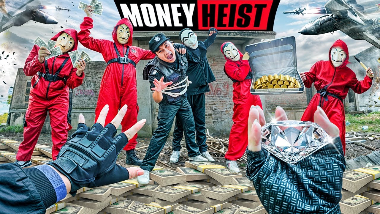 PARKOUR VS MONEY HEIST! 6 | MISSION Of DIAMOND FULL EPISODE (BELLA CIAO REMIX) | POV POLICE CHASE v2