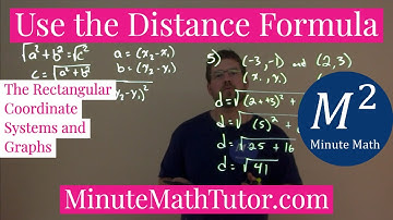 Use the Distance Formula | College Algebra