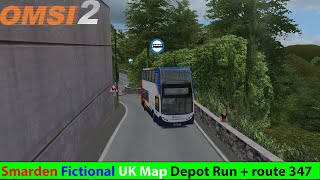 Omsi 2: Smarden Fictional UK (New Map) | Depot Run + Route 347