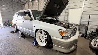 Dialing in the Forester’s fitment and NEW WHEELS!