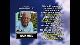 Eugen James ~ Short Obituary