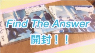 嵐【開封】Find The Answer