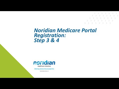 Noridian Medicare Portal Registration: Step 3 & 4