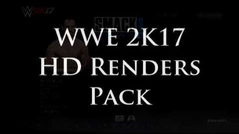 WWE 2K17 PC HD Renders pack - Robbie686 Smacktalks