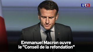 Emmanuel Macron ouvre le 