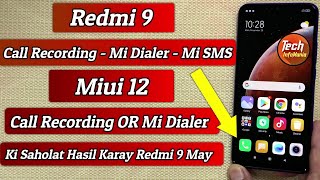 Redmi 9 Mi Dialer Call recording Mi Messaging screenshot 2