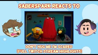 Saberspark Reacts to Don't Hug Me I'm Scared [Full Twitch Stream Highlights]