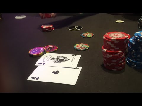 I slow play top set on flop & it ALL GOES IN on turn! | Poker Vlog 151
