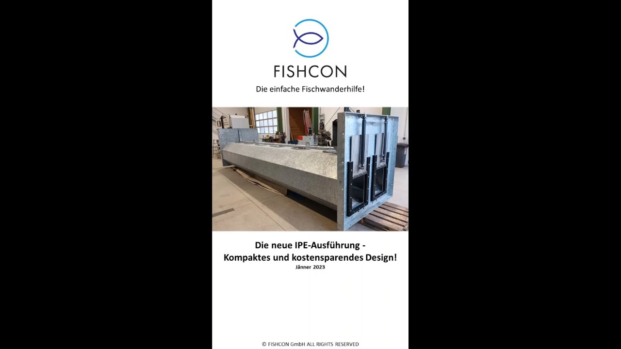 Fishcon-Schleuse IPE - YouTube
