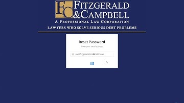 FCLaw Client Portal Password Reset Instructions