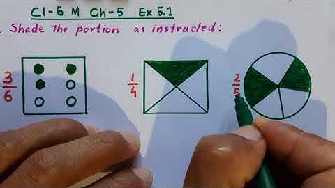 Class 5 Math Chapter 5|Exercise 5.5 Q No B|Shade the the figure| C5M5.Aser