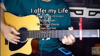 Don Moen - I Offer my Life | Easy Guitar Chords Tutorial with lyrics screenshot 4