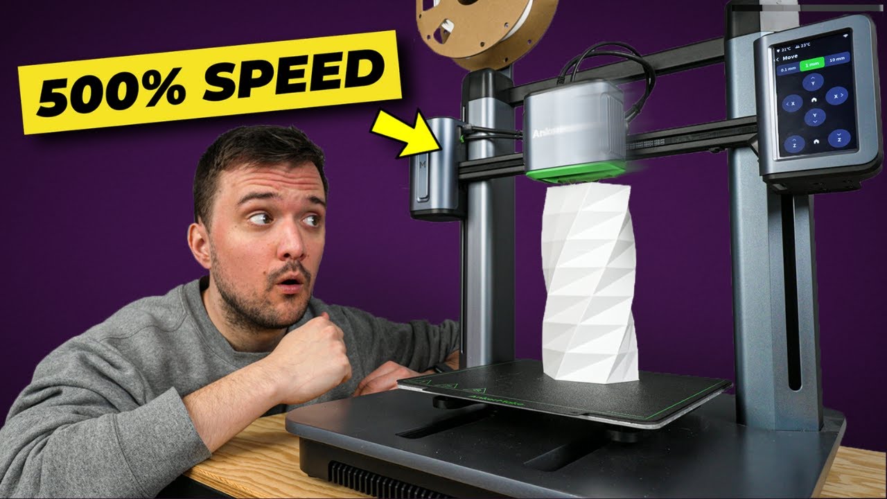 The FASTEST 3D Printer I've Ever Used (Ankermake M5 Review) 