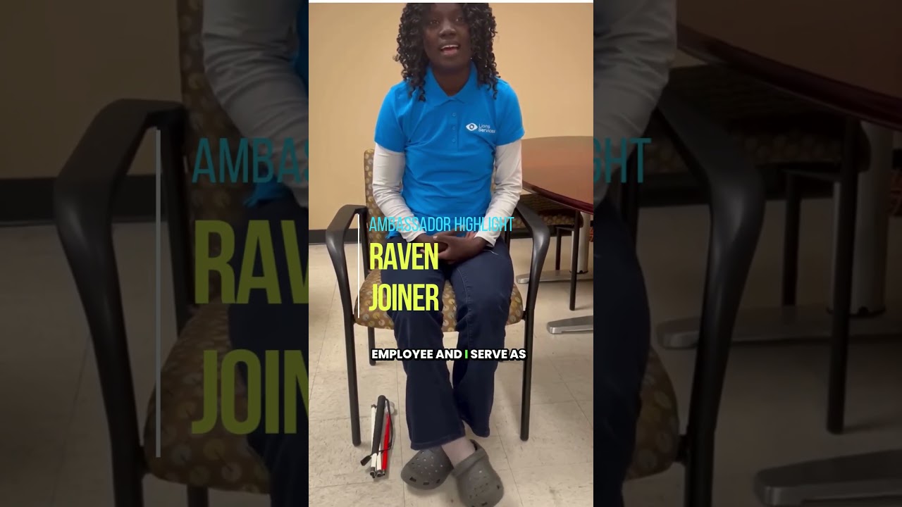 Lions Service Ambassador Raven Joiner