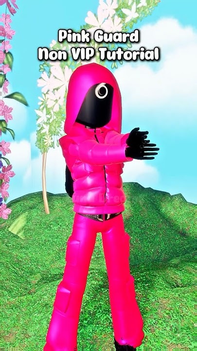 How to Make Squid Game Pink Guard in DTI *Non VIP* ⭕ #dresstoimpress #