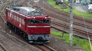2017/08/10 Test Run of EF81-98 at Tabata