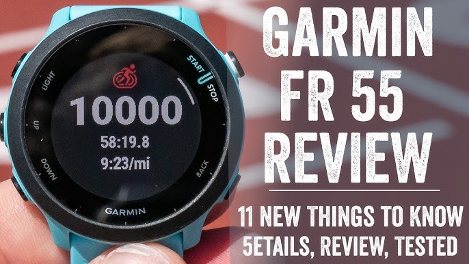 Garmin Forerunner 55 Review and Giveaway – pickupthepacepaul