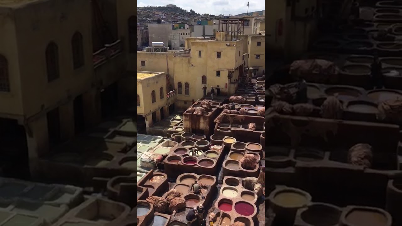 Le concerie di Fes ... patrimonio dell UNESCO