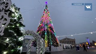 В Минске включили новогоднюю иллюминацию | Новый 2021 год | Новогодний Минск | Новый год в Минске