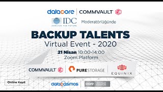 Datacore Commvault Backup Talents Virtual Event 2020 Intro