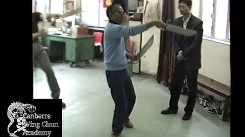 Ip Chun Allan Graham Swords Bart Cham Dao Wing Chun Kung Fu