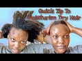 MOISTURIZING DRY TANGLED 4C HAIR | MISS JUDY