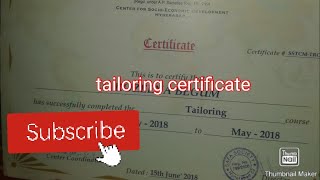 tailoring certificate kaise milta hy screenshot 1
