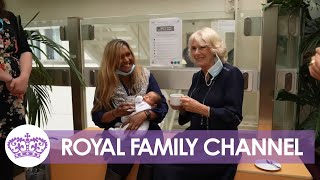 Queen Consort Coos Over Newborn Baby on Hospital Visit