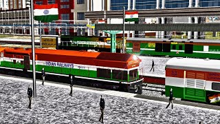 15th AUGUST Celebration In NEW DELHI || Special Tri Colour Train || Punjab V1 || MSTS OR Journey