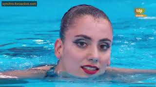 Vasiliki Alexandri (AUT) Solo Free Final Glasgow European Championships 2018