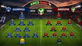 Amedspor #AmedSK #SüperLig #TrendyolSüperLig #FutbolAnalizi #TaktikAnaliz #Diyarbakır #KasımpaşaAmed