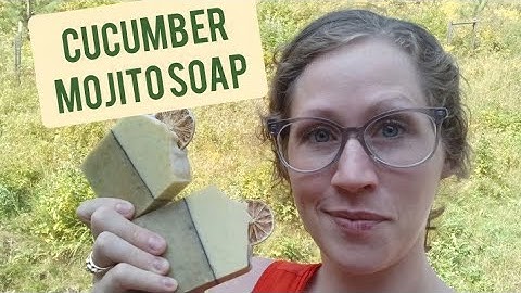 CUCUMBER MOJITO SOAP 🥒 Beginner Cold Process Soap Making Lesson || All Natural Palm-Free Recipe