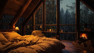 Ultimate Relaxation and Sleep Soundly with Calming Rain Sounds on Your Window | Stress Relief