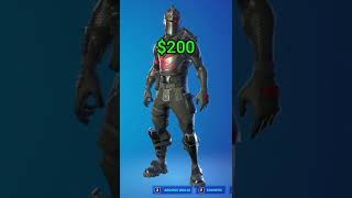 My Most Expensive Fortnite Skins! 🤑 SiXial #shorts
