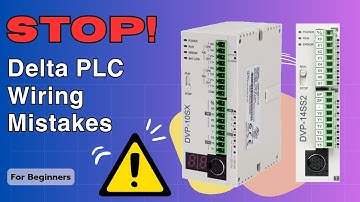 PLC Wiring for Beginners | Step-by-Step Delta PLC Tutorial
