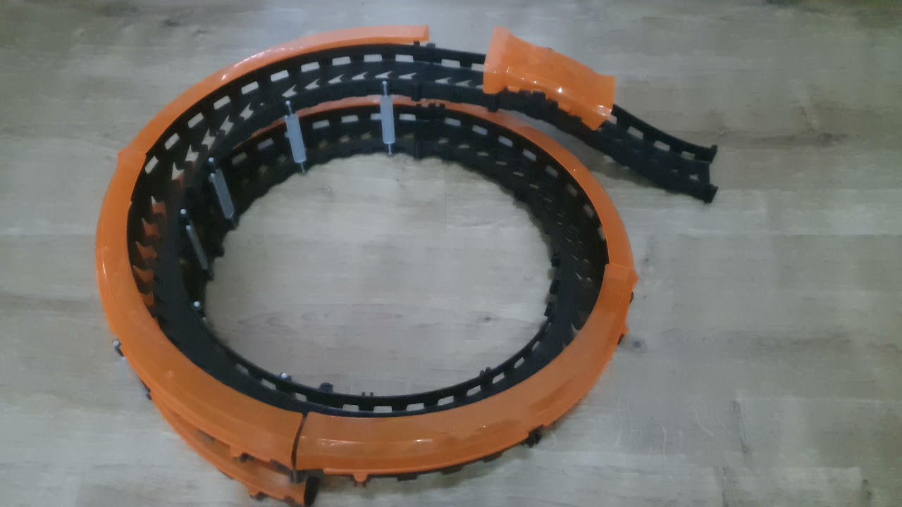 Pista Hot Wheels: Wave Racers Double Track Set Triple Skyloop Race