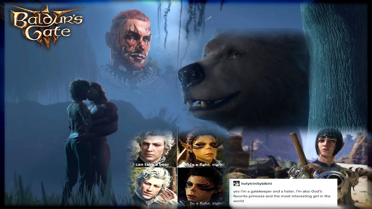 Baldur's Gate 3 - Review | Bear Dating Sim™ | C R I T I C A L‎ ‎ ‎F A I ...