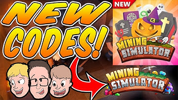 MINING SIMULATOR HALLOWEEN UPDATE *NEW CODES* Gameplay | Roblox Family Friendly Live Stream 2018
