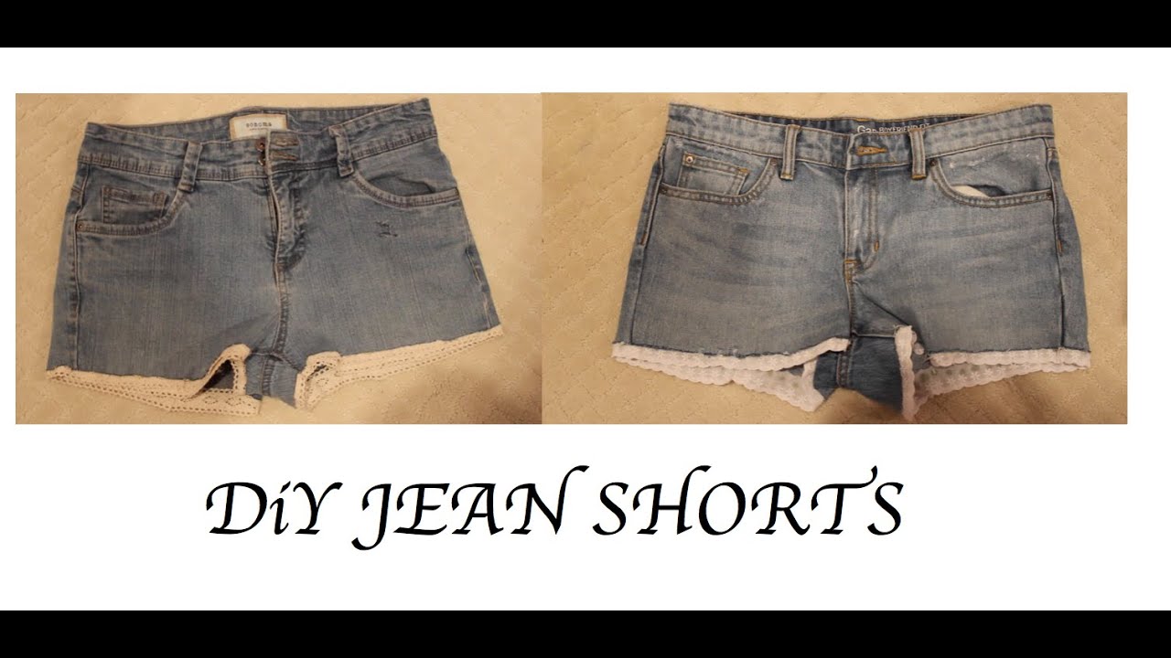 SUPER EASY DIY SHORTS - YouTube