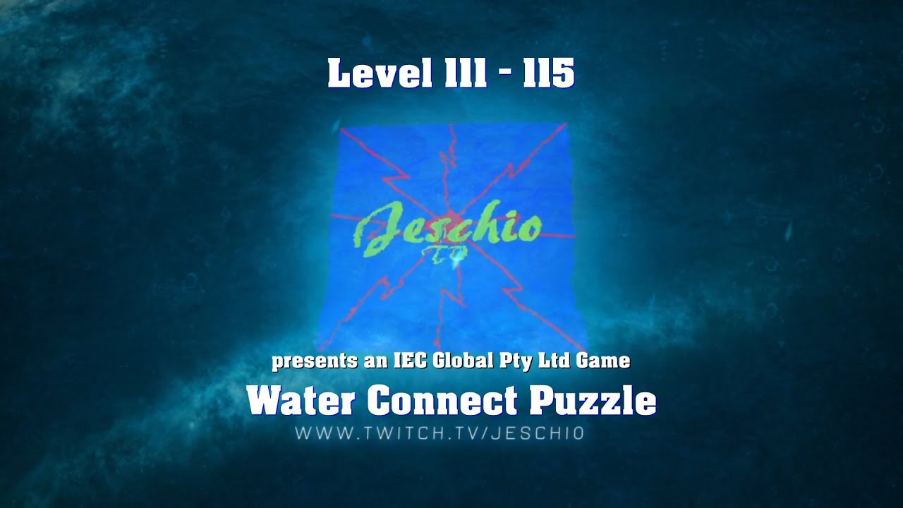 Lets Play Water Connect Puzzle mit Jeschio - Level 111-115 (Tutorial)