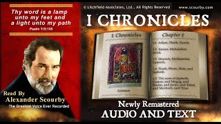 13 | Book of 1 Chronicles | Read by Alexander Scourby | AUDIO--TEXT | FREE on YouTube | GOD IS LOVE