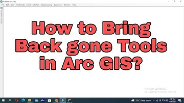 How to bring back gone tools from Arc GIS #arcgis #gis