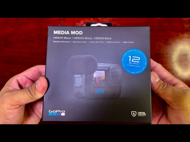 GoPro Media Mod for GoPro Hero12, 11, 10 , & 9 | Unboxing | Azo Edition -  YouTube