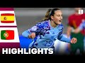 Spain vs portugal  highlights  u17 womens european championship 06052024