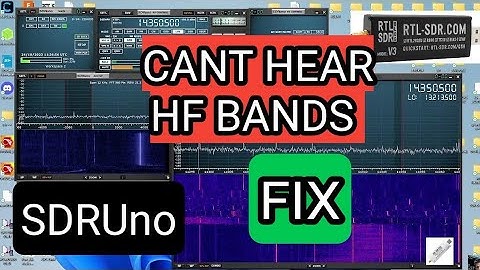 SDR Uno - Cant Hear HF Bands ?? Solution