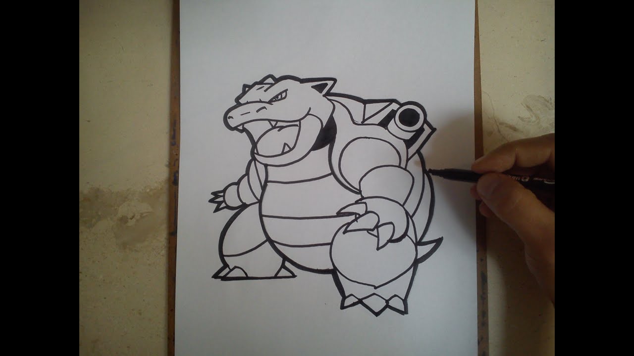 Cómo dibujar a SQUIRTLE (Pokémon GO)