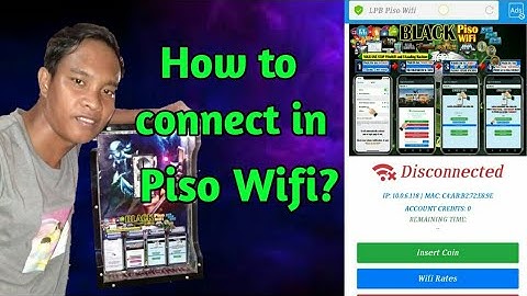 How to Connect in Piso wifi (tutorial)?