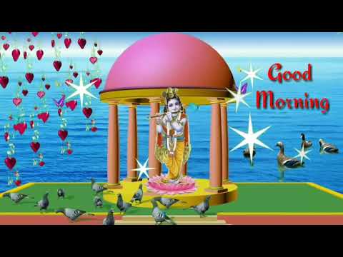 Good Morning Status | Krishna New Good Morning Whatsaap Status Video.